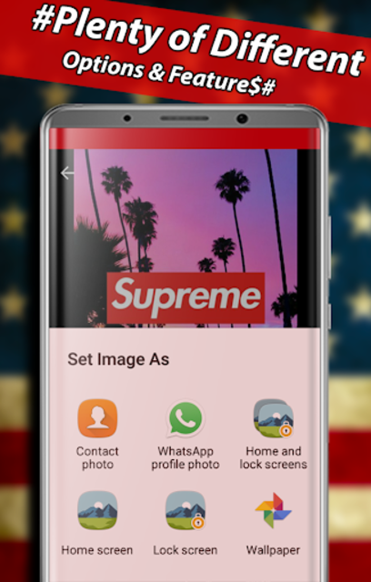 About: Supreme Wallpapers  HD Lockscreen (Google Play version