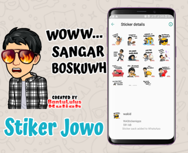 Kata Kata Stiker  Whatsapp  Lucu Bahasa  Jawa  gambar status 