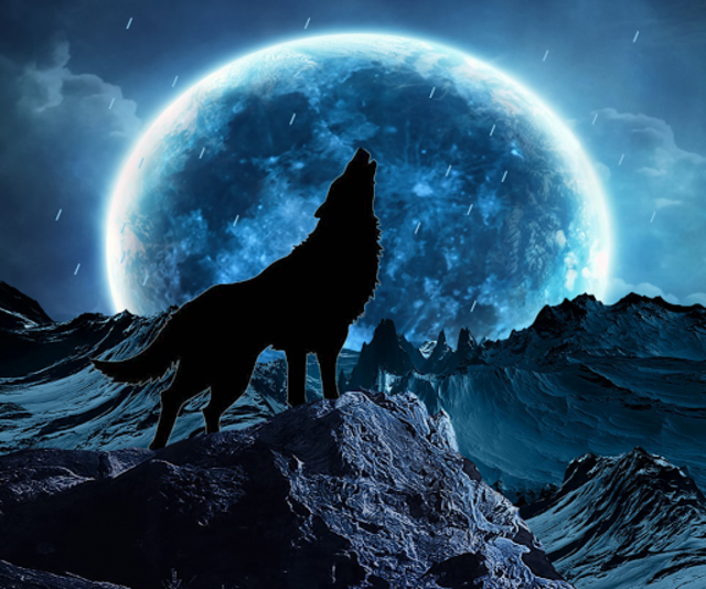 Blue Wolf Moon