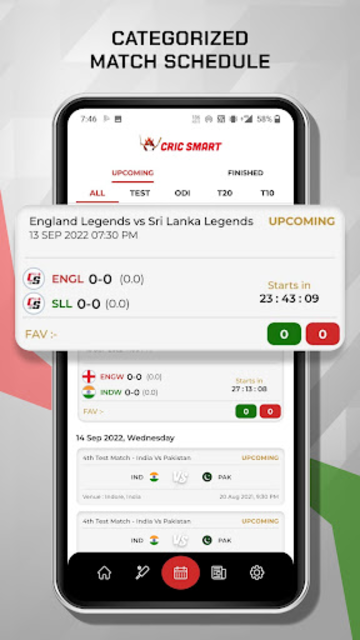 About CricSmart Cricket Live Line Google Play version