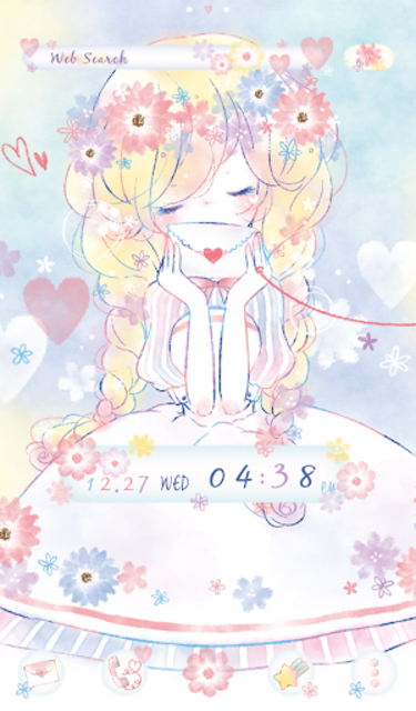 About フラワリーキス ラブレター 無料きせかえテーマ かわいい壁紙アイコン Google Play Version Apptopia
