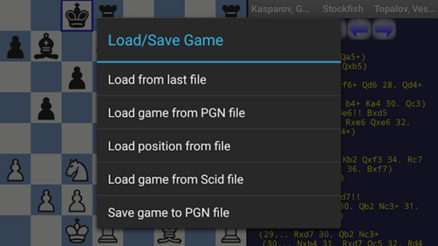 DroidFish - chess GUI for Android. New version 1.63