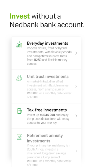 Nedbank investment deals calculator