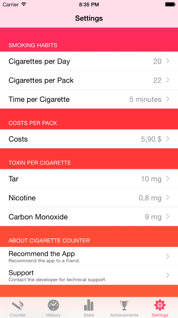 cigarette counter app Tracking Your Vices: Tallies How Much You Smoke in a Day Your favorite stop smoking app?