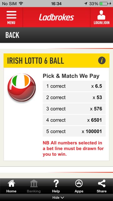 About Ladbrokes Lottos Bet on Irish Lottery 49s Spanish Lotto