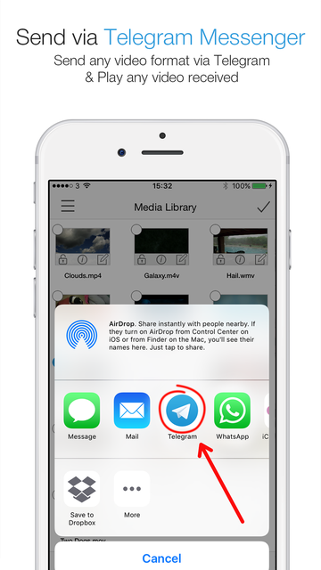 About: Telegram Media Player - Video & Movie Player for Telegram Messenger ( iOS App Store version) | | Apptopia