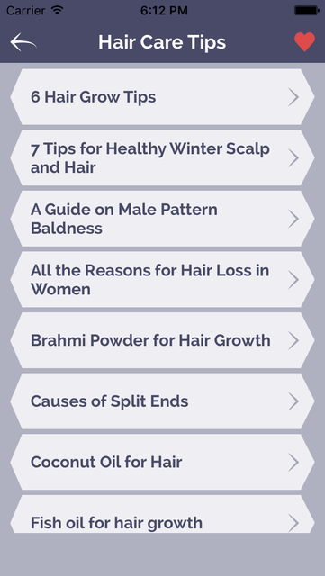 About Hair Care Tips Hair Fall Control Regrowth Guide Ios App