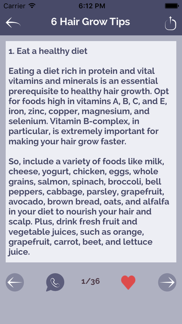 About Hair Care Tips Hair Fall Control Regrowth Guide Ios App