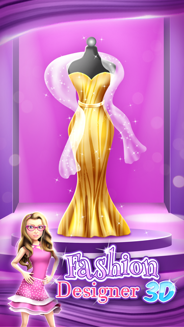 fashion studio prom dress design game Prom Dress Designer Games 3D for Android