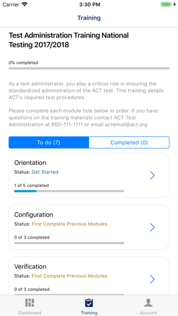 About: ACT Test Center Manager (iOS App Store version) | | Apptopia