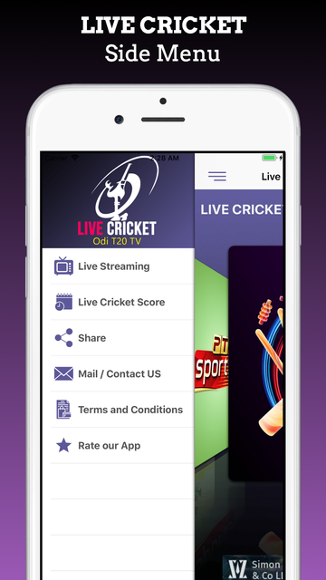 Live cricket iphone discount android