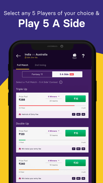 Gamezy - Fantasy Cricket App screenshot 9