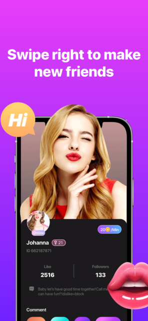 Bana: XXX Video Chat App screenshot 2