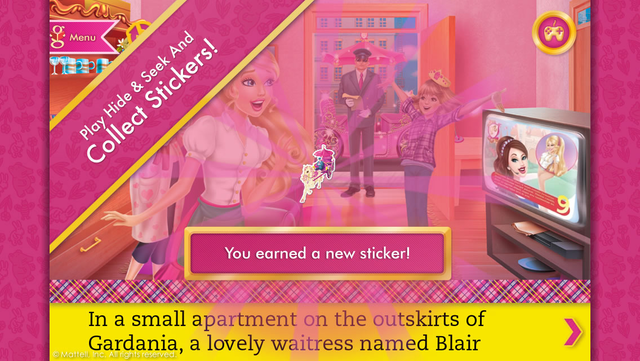 Barbie princess charm school locker clearance game