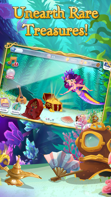 How to get free pearls on mermaid world map