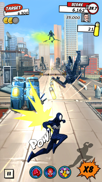 Review e Gameplay: Spider man Unlimited iOS/Android [PT-BR] 