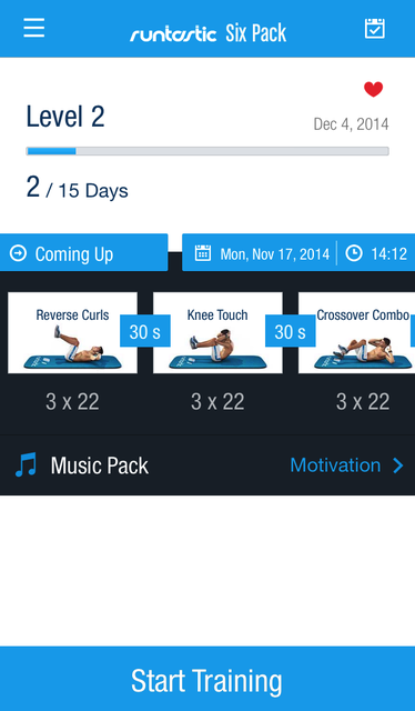 About Runtastic Six Pack Abs Workout iOS App Store version