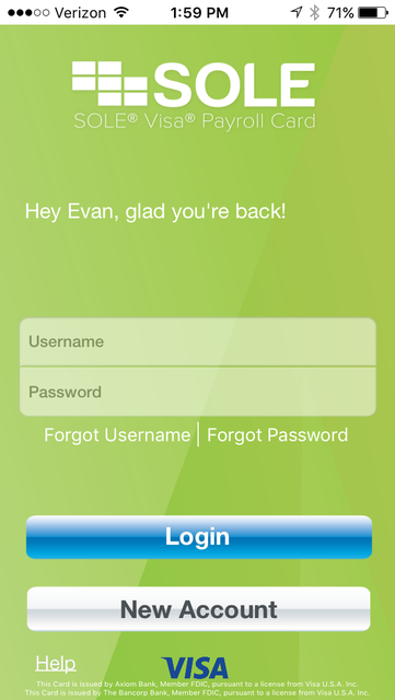 About: SOLE Paycard (iOS App Store version) | | Apptopia
