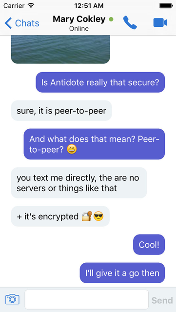 Скачать Tox Im для iOS версия 1.3.3